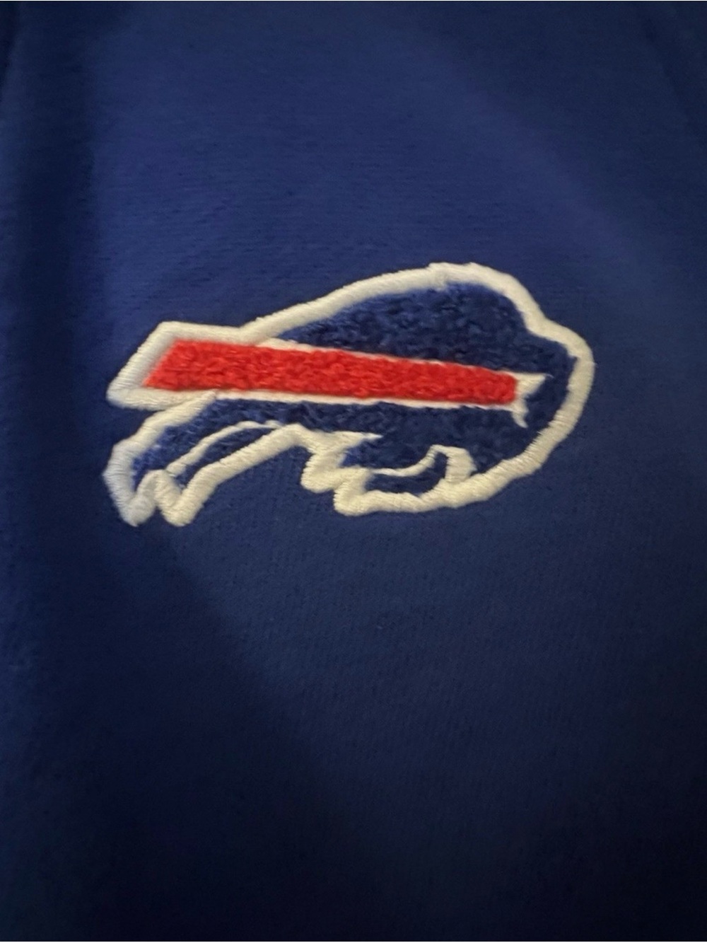 NWT Women's lululemon Buffalo Bills Scuba Oversized Half-Zip Hoodie Cobalt XS/S - Picture 7 of 9